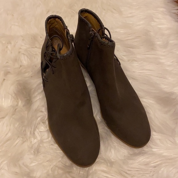Jack Rogers Reagan Suede Ankle Booties - Picture 4 of 11
